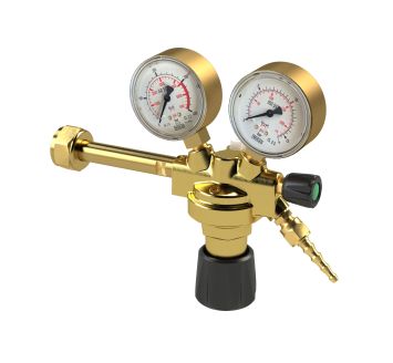 Cylinder pressure regulator, 200bar, Oxygen, Work. press. 0-25bar