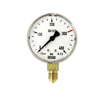 Content pressure gauge f. Cylinder pressure reg., neut., 0-400bar