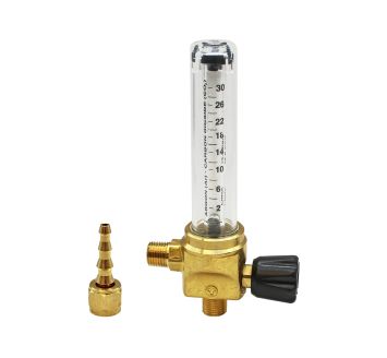 Flow meter for Cylinder pressure regulator, 0 - 30 l/min, MS/KS