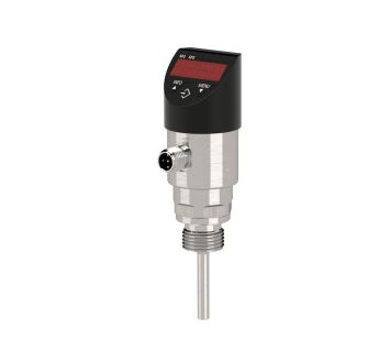 Electronic temperature switch, TSD-30, PNP, IO, 4-wire,100mm