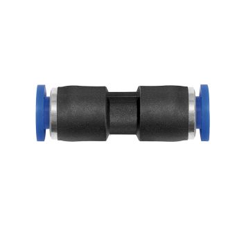 Straight push-in connector »Blue Series« mini, hose exterior Ø 4