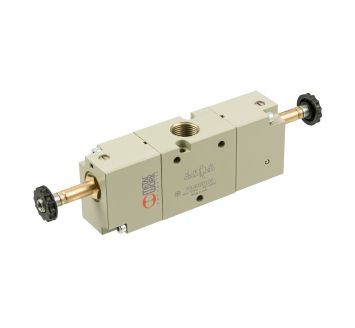 3/2-way valve low temperature, electropneumatic, bistable, G 3/8