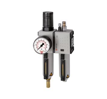 Service unit 2-part »FUTURA«, Metal, Size 1, G 1/4, 0.5-10, Fully
