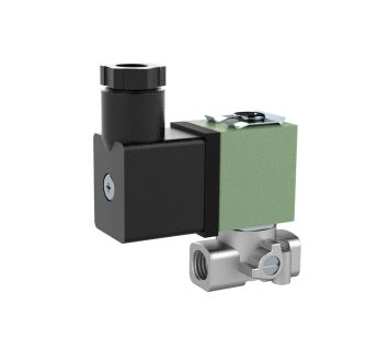 3/2-way solenoid valve stainless steel, NC, 230VAC,50-60Hz, G 1/8
