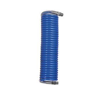 Spiral hose, fitting, rotat., polyamide, R3/8, hose Ø 12x9, 2.5m