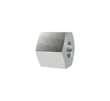 Swivel nut M16x1.5, Pipe ext. Ø 8 mm, a/f1 19, galvanised steel