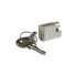 Plug lock for »FUTURA«, made of nickel-plated brass