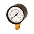 Differential pressure gauge, parallel, 2 x G 1/2, 0-1 bar, Ø 100