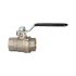 Ball valve standard design, black steel lever, IT/IT, G 1