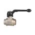 Ball valve heavy duty design, Manual lever, IT/IT, G 3/8