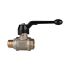 Ball valve heavy duty design, Manual lever, IT/ET, G/R 1/4