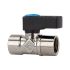 Mini ball valve, Rotating handle, G/R 1/2 IT/ET