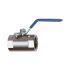 Stainless steel ball valve, 1-piece, Reduced passage, G 1 1/4