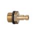 Nipple for couplings I.D. 2.7, bright brass, M5 ET, AF 7