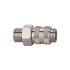 Quick-connect coupling I.D. 5 nickel-plated brass, G 1/8 ET