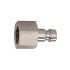 Nipple for couplings I.D. 5, nickel-plated brass, G 1/4 IT