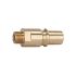 Nipple for couplings I.D. 12, Bright brass, G 1/2 ET