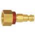 Captive nipple I.D. 5, Bright brass, G 1/8 IT, red