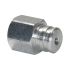 Connection nipple for flat suction cup oval, SGO, G 1/8 IT Ø30x10