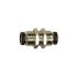 Straight push-in bulkhead connector »click-clock«, M11x1