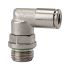 Push-in L-fitting »metallica« rotating, M5 o., hose exterior Ø 4