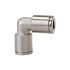 Push-in L-connector »metallica«, for hose exterior Ø 10 mm