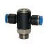 Push-in T-fitting »Blue Series«, rotating, G 1/8 o.