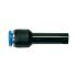 Straight push-in connector »Blue Series« hose Ø 6 plug nip. 10