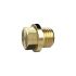 Locking screw, Exterior hexagonal and flange G 1 1/4 AF 30 Brass