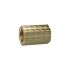 Bushing with exterior hexagonal, M5, AF 8, Brass