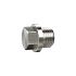 Locking screw, Exterior hexagonal, with collar G 1 1/2, AF 30