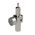 Stainless steel filter regulator 1.4404, rev., G 1/2, 1.0-17 bar