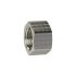 Closing cap (hexagonal design), G 2, AF 64, nickel-plated brass