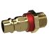 Captive nipple I.D. 7.8, bright brass, G 3/8 ET, red