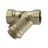 Strainer nickel-plated brass, G 1/2, DN 15, mesh width 0.5 mm