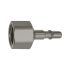 Nipple f. couplings I.D. 6, ISO 6150 C, Stainless steel, G 1/8 IT