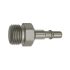 Nipple f. couplings I.D. 6, ISO 6150 C, Stainless steel, G 1/8 ET