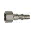 Nipple f. couplings I.D. 8, ISO 6150 C, Stainless steel, G 1/4 IT