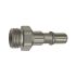 Nipple f. couplings I.D. 8, ISO 6150 C, Stainless steel, G 1/8 ET