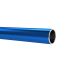 Aluminium pipe, blue, pipe Ø 28x26, 3 m