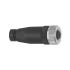 Straight connector, 5-pole, without cable