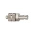 Nipple for couplings I.D. 2.7, Stainl. steel 1.4305, for hose 5x3