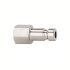 Nipple for couplings I.D. 2.7, St. steel 1.4305, G 1/8 IT, AF 12