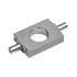 Swivel mounting, ISO 6432, Piston Ø 8-10, galvanised steel