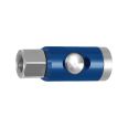 Pushbutton safety coupling I.D. 7.4, rotating, Alu, G 3/8 IT