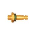 Captive nipple I.D. 5, Bright brass, G 1/4 ET, blue
