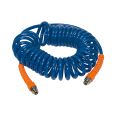 Spiral hose, Fitting, Kink protection spring, PU, Hose Ø 8x5, 6 m