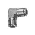 Push-in L-connector, for hose exterior Ø 4, Stainless steel