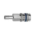 Quick-connect coupling I.D. 7.8, galvan. steel, sleeve I.D. 6